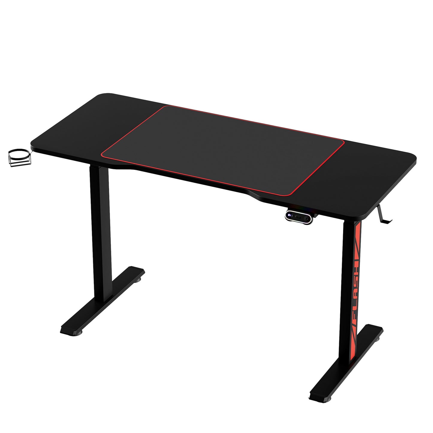 Artiss Electric Standing Desk Gaming Desks Sit Stand Table RGB Light Home Office