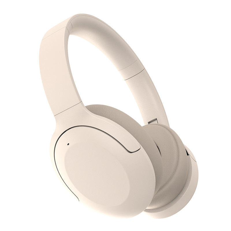 P3965 ANC wireless over-ear headphones in khaki, three-quarter hero with padded headband